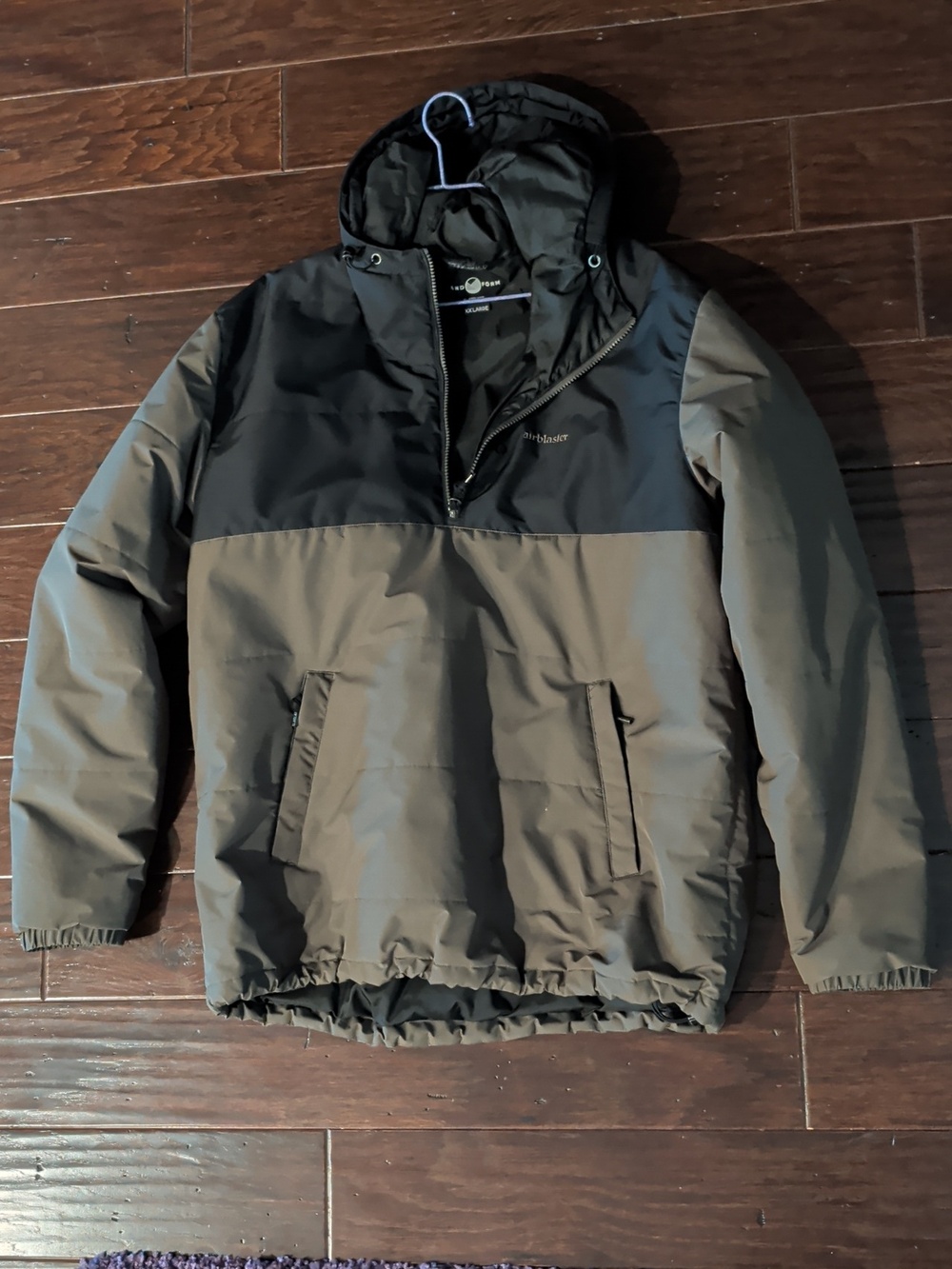 Airblaster 3/4 zip puffer pullover size XL